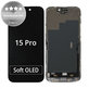 Wyświetlacz dla iPhone 15 Pro, Ekran dotykowy z ramką, Refurbished PRO