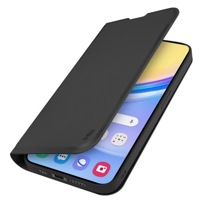 Etui do Samsung Galaxy A16, Book Wallet Smooth, Czarny, Black, SBS
