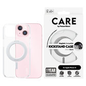 Etui Kickstand z MagSAFE by PanzerGlass do iPhone 15, Srebrne, PanzerGlass