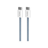 Kabel USB-C / USB-C, 60W, Fabrik FABK4, 1,5 m, blue lagon, PURO