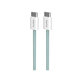 Kabel USB-C / USB-C, 60W, Fabrik FABK4, 1,5 m, island mist, PURO