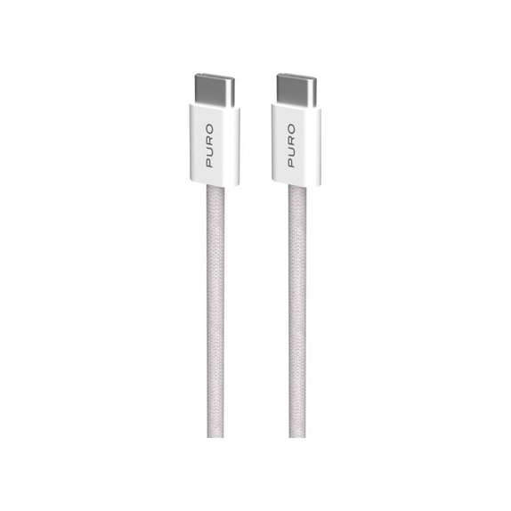 Kabel USB-C / USB-C, 60W, Fabrik FABK4, 1,5 m, Sandshell, PURO