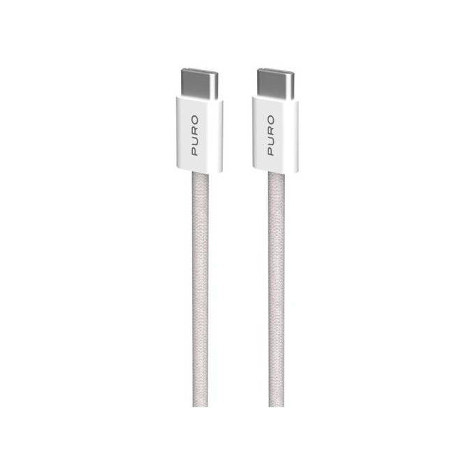 Kabel USB-C / USB-C, 60W, Fabrik FABK4, 1,5 m, Sandshell, PURO