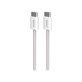 Kabel USB-C / USB-C, 60W, Fabrik FABK4, 1,5 m, Sandshell, PURO