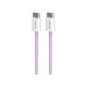 Kabel USB-C / USB-C, 60W, Fabrik FABK4, 1,5 m, coraltastic, PURO