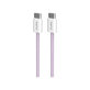 Kabel USB-C / USB-C, 60W, Fabrik FABK4, 1,5 m, coraltastic, PURO