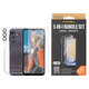 Bundle Hoops + Szkło hartowane UWF + Hard Case D3O do Samsung Galaxy A25 5G, Przezroczyste, PanzerGlass