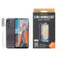 Bundle Hoops + Szkło hartowane UWF + Hard Case D3O do Samsung Galaxy A25 5G, Przezroczyste, PanzerGlass