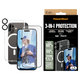 Bundle 3w1 Hoops + Szkło hartowane UWF + Hard Case do iPhone 16, PanzerGlass