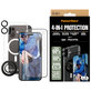 Bundle Hoops + Szkło hartowane UWF + Hard Case + Magnetic Ring Mount do iPhone 16 Plus, PanzerGlass