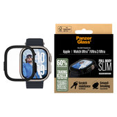Szkło hartowane Full Body Slim do Apple Watch Ultra 2024/Ultra 2/Ultra, Czarne, PanzerGlass
