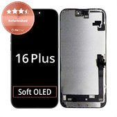 Wyświetlacz dla iPhone 16 Plus, Ekran dotykowy z ramką, Refurbished
