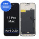 Wyświetlacz Hard OLED dla iPhone 15 Pro Max, Ekran dotykowy z ramką, FixPremium