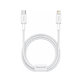 Kabel Lightning/USB-C, 1.5m | bialy | white | Baseus