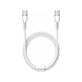 Kabel USB-C/USB-C, 1.5m | bialy | white | Baseus