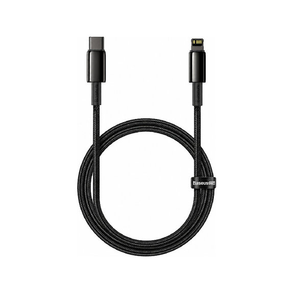 Kabel Lightning/USB-C, 1.5m | czarny | black | Baseus