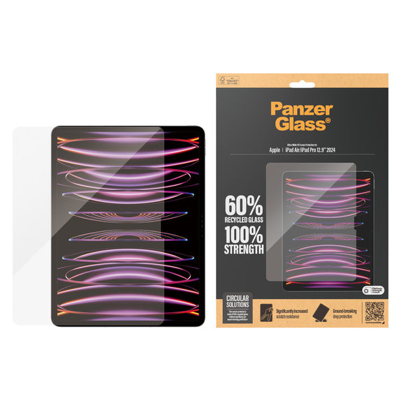 Szkło hartowane UWF do iPad Air 13"/Pro 13", Przezroczyste, PanzerGlass