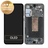 Wyświetlac do Samsung S23+, Ekran dotykowy z ramką, GH82-30477C, S916B, Zielony, Green, Genuine Service Pack