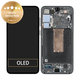 Wyświetlac do Samsung S23+, Ekran dotykowy z ramką, GH82-30477C, S916B, Zielony, Green, Genuine Service Pack