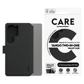 Etui Wallet Tango Two-In-One z QI do Samsung Galaxy S25 Ultra, Czarne, PanzerGlass