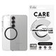 Etui Urban Combat z czarnym QI do Samsung Galaxy S25, Przezroczyste, PanzerGlass