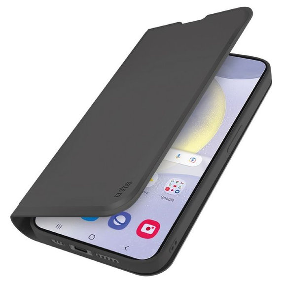 Etui do Samsung Galaxy S25+, Book Wallet Smooth, Czarny, Black, SBS