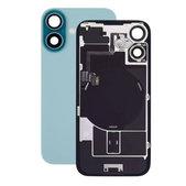 Tylne szkło obudowy z obiektywem aparatu, metalową płytką i magnesami Magsafe do iPhone 16, Teal