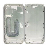 Ramka srodkowa do iPhone 16, Przyciski zasilania i głośności, Biały, White