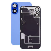Tylne szkło obudowy z obiektywem aparatu, metalową płytką i magnesami Magsafe do iPhone 16 Plus, Ultramarine