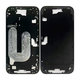 Ramka srodkowa do iPhone 16 Plus, Przyciski zasilania i głośności, Czarny, Black
