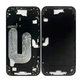 Ramka srodkowa do iPhone 16 Plus, Przyciski zasilania i głośności, Czarny, Black