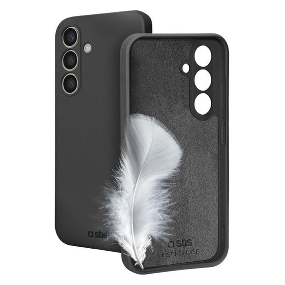 Etui do Samsung Galaxy A56, Instinct, Czarny, Black, SBS