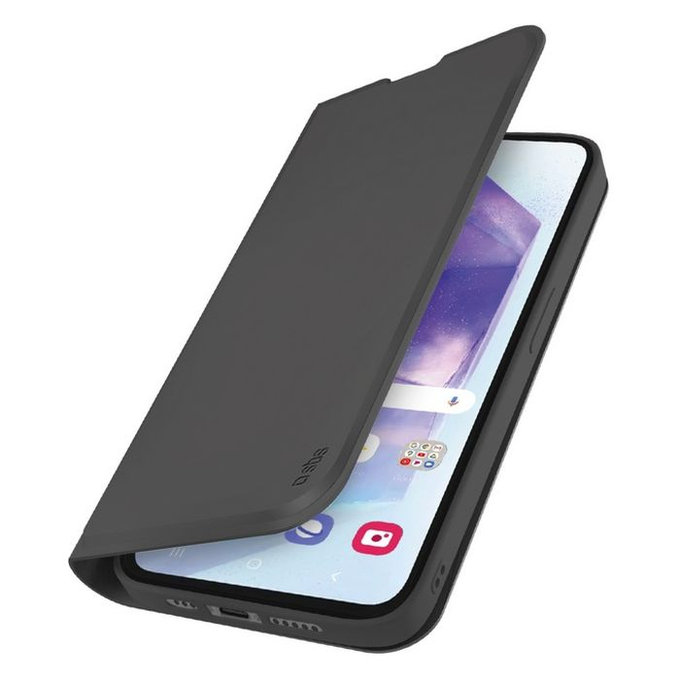 Etui do Samsung Galaxy A56, Book Wallet Smooth, Czarny, Black, SBS