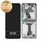 Wyświetlacz do Samsung Galaxy Z Flip 5 F731B, Ekran dotykowy z ramką, Kremowy, Cream, GH82-31827B, Genuine Service Pack