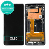 Wyświetlacz OLED do HTC U12 Plus, Ekran dotykowy z ramką, Czarny, Black