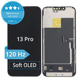Wyświetlacz Soft OLED 120Hz dla iPhone 13 Pro, Ekran dotykowy z ramką, FixPremium