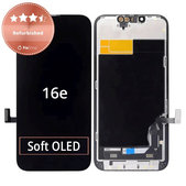 Wyświetlacz dla iPhone 16e, 17e, Ekran dotykowy z ramką, Refurbished