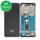 Wyświetlacz do Motorola Moto G04, Ekran dotykowy z ramką, Czarny, Black, TFT
