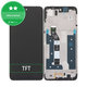Wyświetlacz do Motorola Moto G35 5G, Ekran dotykowy z ramką, Czarny, Black, TFT