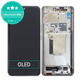 Wyświetlacz OLED do Xiaomi 14 Ultra, Ekran dotykowy z ramką, Biały, White