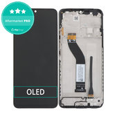 Wyświetlacz OLED do Xiaomi Redmi 14C 4G, Poco C75, Ekran dotykowy z ramką, Midnight Black