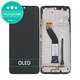 Wyświetlacz OLED do Xiaomi Redmi 14C 4G, Poco C75, Ekran dotykowy z ramką, Midnight Black