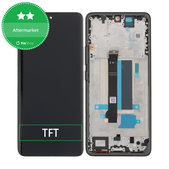 Wyświetlacz do Xiaomi Redmi Note 13 Pro+ 23090RA98C, Ekran dotykowy z ramką, Fushion Black, TFT