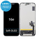 Wyświetlacz Soft OLED dla iPhone 16e, 17e, Ekran dotykowy z ramką, FixPremium