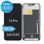 Wyświetlacz Soft OLED dla iPhone 13 Pro, Ekran dotykowy z ramką, DIAGNOSTIC