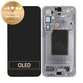 Wyświetlacz do Samsung Galaxy S25 Plus, Ekran dotykowy z ramką, Silver Shadow, GH82-36368A, Genuine Service Pack
