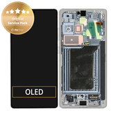 Wyświetlacz do Samsung Galaxy S25 Ultra, Ekran dotykowy z ramką, Titanium Silver, GH82-36387A, Genuine Service Pack