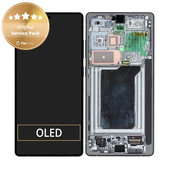 Wyświetlacz do Samsung Galaxy S25 Ultra, Ekran dotykowy z ramką, Titanium Black, GH82-36387D, Genuine Service Pack