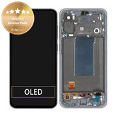 Wyświetlacz do Samsung Galaxy A56 A566E, Ekran dotykowy z ramką, Awesome Graphite, GH82-36829A, Genuine Service Pack