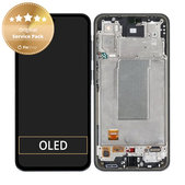 Wyświetlacz do Samsung Galaxy A36 A366E, Ekran dotykowy z ramką, Awesome Black, GH82-36841A, Genuine Service Pack